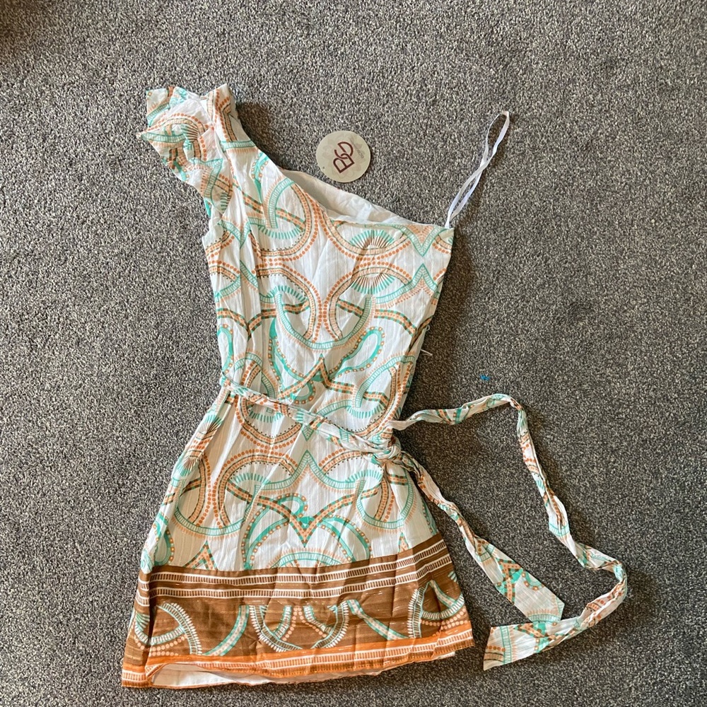 BCBG girl one shoulder dress medium NWT